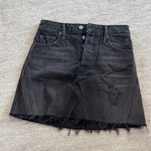 Brand new black jeans skirt